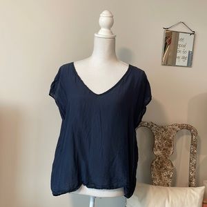 Navy Blouse